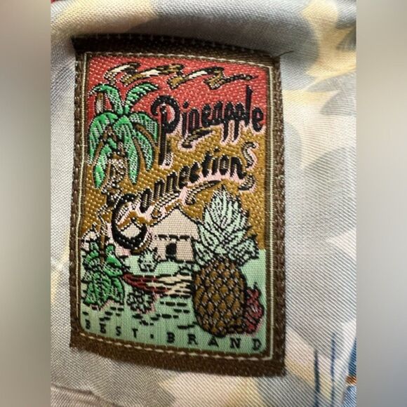 Pineapple Connection Woody Wagon Aloha Shirt - Picture 3 of 5
